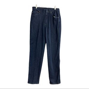 LEE Original Jeans, Size 10, Inseam 32,‎ 100% Cotton, 12” Rise, dark wash